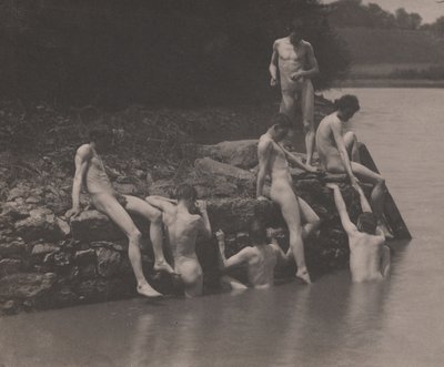 Studio per "Nuotare" da Thomas Eakins