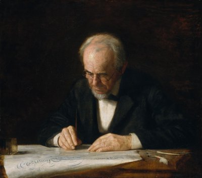 Il maestro di scrittura, 1882 da Thomas Eakins