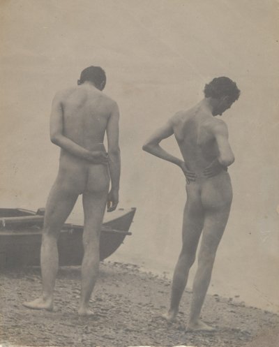 Thomas Eakins e John Laurie Wallace su una spiaggia da Thomas Eakins