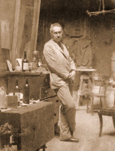 Thomas Eakins nel suo studio, 1889 da Thomas Eakins