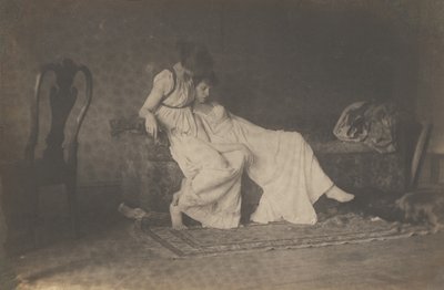 [Due studentesse in costume classico nello studio di Eakins]. da Thomas Eakins