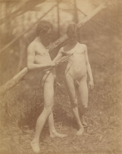 [Due nudi maschili] da Thomas Eakins