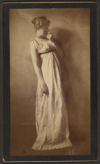 Donna in costume classico da Thomas Eakins