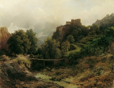 Castello di Tirolo presso Merano da Thomas Ender