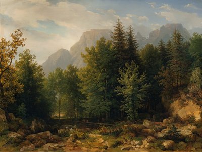 Paesaggio montano da Thomas Ender