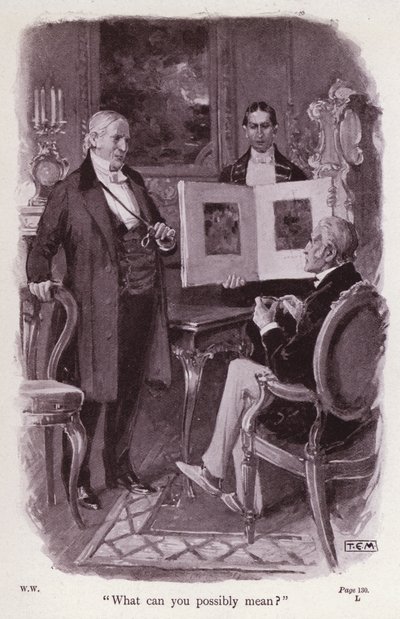 Illustrazione per La donna in bianco di Wilkie Collins (litografia) da Thomas Eyre Macklin