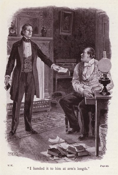 Illustrazione per La Donna in Bianco di Wilkie Collins da Thomas Eyre Macklin