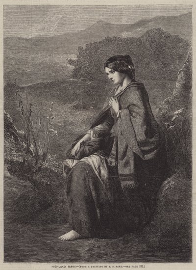 Mary delle Highlands da Thomas Faed