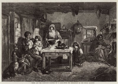 Casa e i Senza Tetto da Thomas Faed