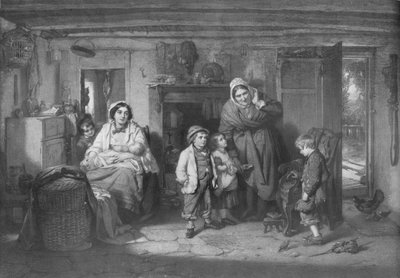 Il bambino senza madre, c1893, 1911 da Thomas Faed
