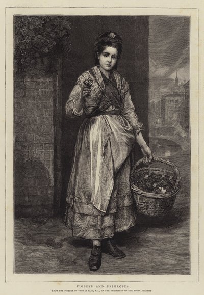Viole e primule da Thomas Faed
