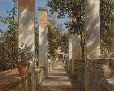 Pergola con arance, c.1834 da Thomas Fearnley