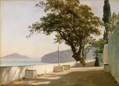 Terrazza con quercia, Sorrento da Thomas Fearnley