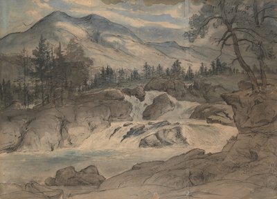 Le Cascate di Labro da Thomas Fearnley