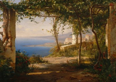 Vista sul golfo di Napoli da Thomas Fearnley