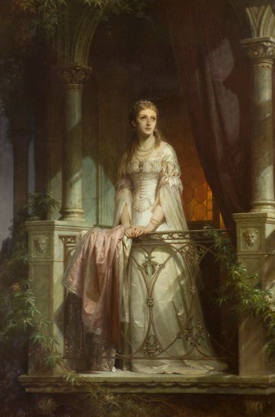 Giulietta sul balcone da Thomas Francis Dicksee