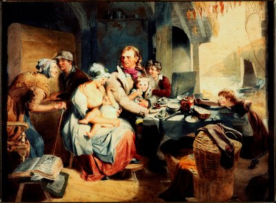 Cottage del pescatore, 1810 da Thomas Frank Heaphy