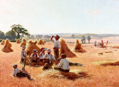 Contadini a riposo, 1898 da Thomas Frederick Mason Sheard