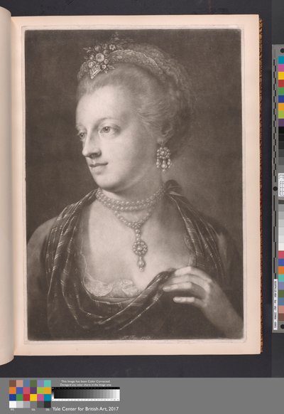 Signora, elegantemente vestita da Thomas Frye
