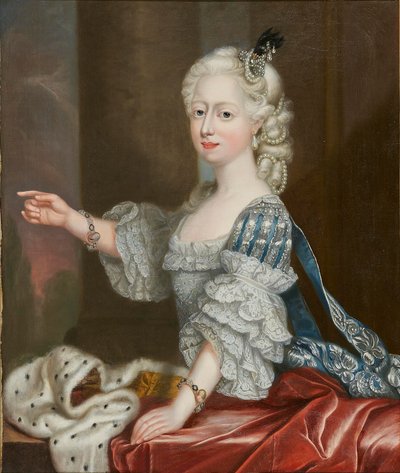 Principessa Augusta Federica di Gran Bretagna, duchessa di Brunswick-Wolfenbuttel da Thomas Frye