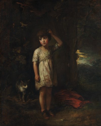 Un ragazzo con un gatto - Mattina da Thomas Gainsborough