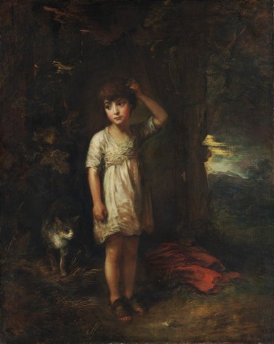 Un ragazzo con un gatto, mattina da Thomas Gainsborough