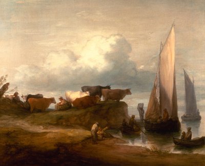 Un paesaggio costiero da Thomas Gainsborough