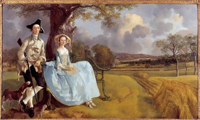Ritratto a figura intera di Robert Andrews e sua moglie da Thomas Gainsborough