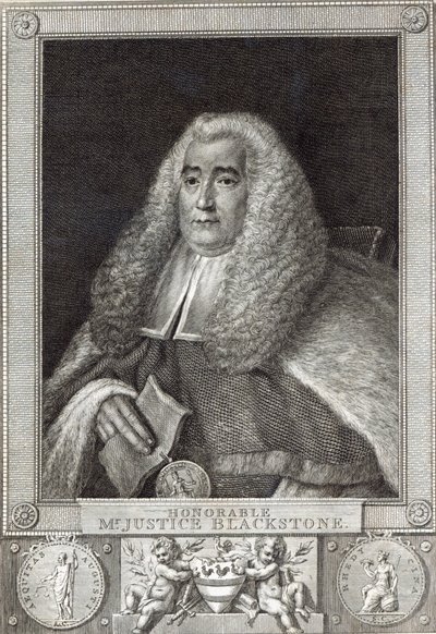 Onorevole Mr Justice Blackstone, inciso da Hall da Thomas Gainsborough