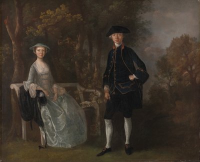 Lady Lloyd e suo figlio, Richard Savage Lloyd, di Hintlesham Hall, Suffolk da Thomas Gainsborough