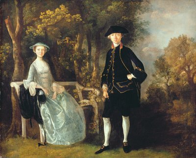 Lady Lloyd e suo figlio, Richard Savage Lloyd, di Hintlesham Hall, Suffolk, c.1745-46 da Thomas Gainsborough