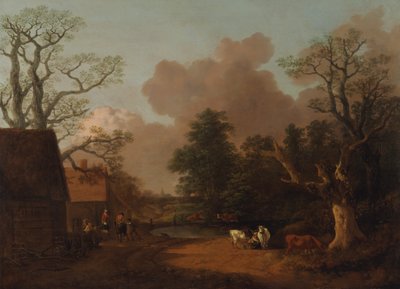 Paesaggio con lattaia da Thomas Gainsborough