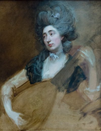 Margaret Gainsborough con un tiorba da Thomas Gainsborough