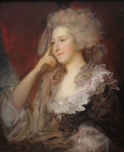 La signora Maria Anne Fitzherbert di Thomas Gainsborough, 1784 da Thomas Gainsborough