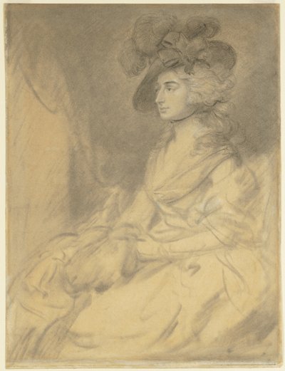 Mrs. Sarah Siddons, 1785 da Thomas Gainsborough
