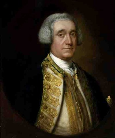 Ritratto del Vice Ammiraglio Thomas Broderick da Thomas Gainsborough
