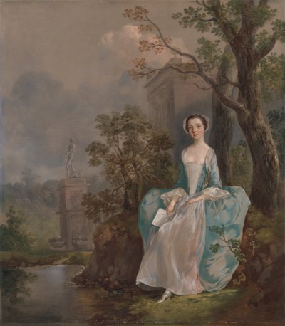 Ritratto di una donna, ca. 1750 da Thomas Gainsborough