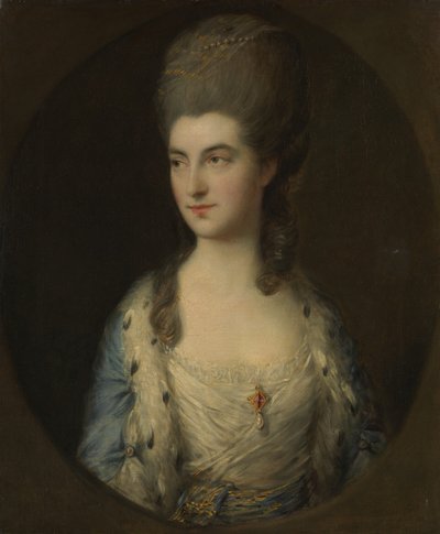 Ritratto di una giovane donna, chiamata Miss Sparrow da Thomas Gainsborough