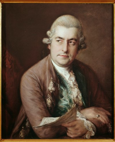 Ritratto del compositore tedesco Johan Christian Bach da Thomas Gainsborough