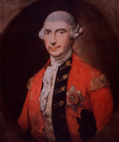 Sir Jeffrey Amherst, comandante britannico che combatté contro i francesi in Canada da Thomas Gainsborough