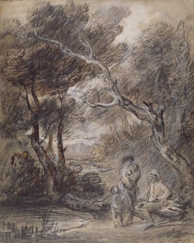 Paesaggio boscoso con figure da Thomas Gainsborough