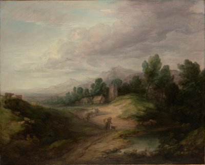 Paesaggio boscoso di montagna da Thomas Gainsborough