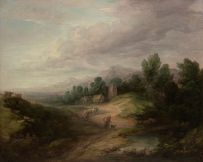 Paesaggio Bosco Upland, probabilmente 1783 da Thomas Gainsborough