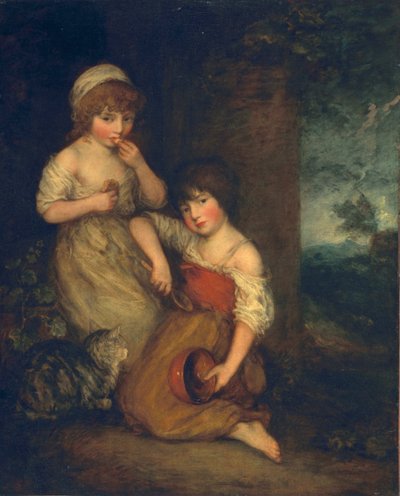 Giovane Hobbinol e Ganderetta, c.1788 da Thomas Gainsborough