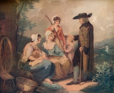 La porta del cottage, c1791 da Thomas Gaugain