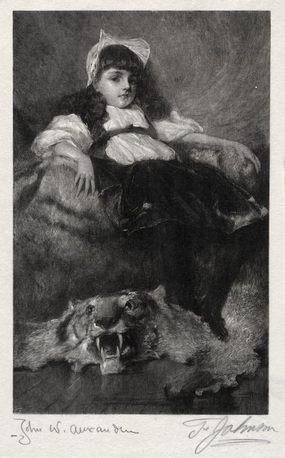 Ritratto di un bambino da Thomas George Johnson