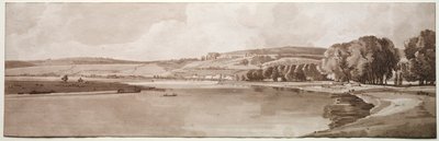 Una selezione di venti delle vedute più pittoresche di Parigi: Vista di Belle Vue e Pont de Sèvres da Thomas Girtin