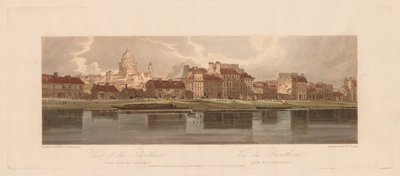 Una selezione di venti delle vedute più pittoresche di Parigi: Vista del Pantheon..., 1803 da Thomas Girtin