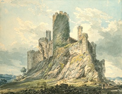 Castello di Conway, c1793 da Thomas Girtin