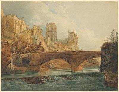 Cattedrale e castello di Durham da Thomas Girtin